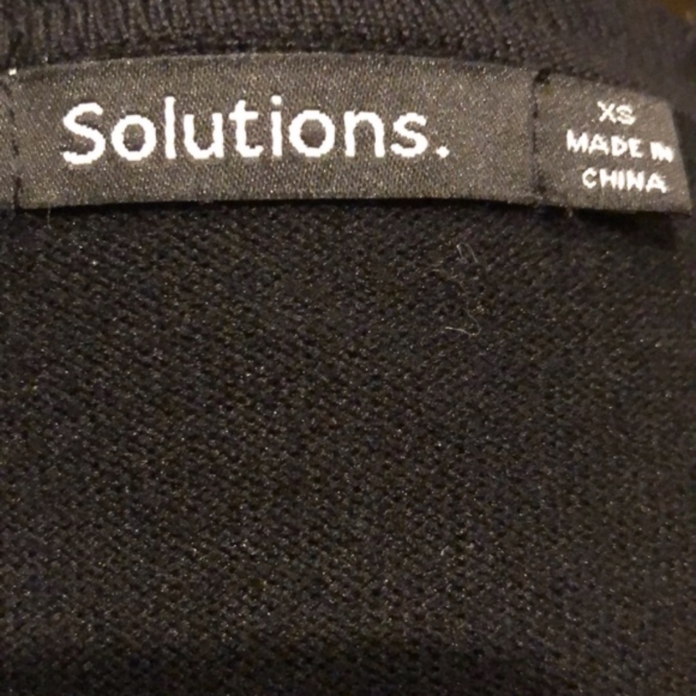 NEW Solutions Triple Ruffle Sweater - Picture 3 of 3